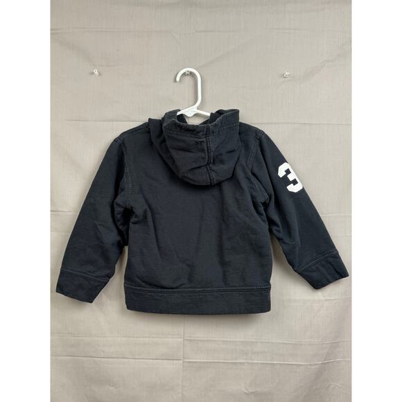 Vintage/Y2K U.S. Polo Assn. Toddler Boy Black Pullover Crest Hoodie, Size 3T - Picture 4 of 6